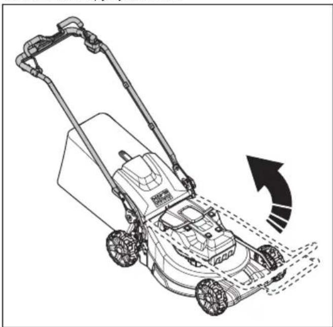 HUSQVARNA LC 551iV - Laitteen asettaminen käyttöasentoon (LC 551iV) - 1