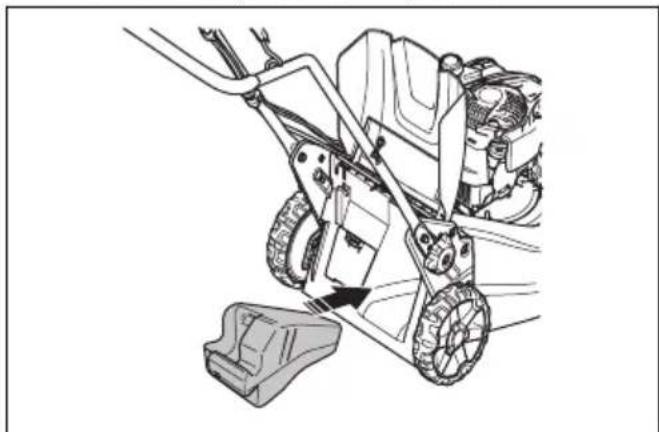 HUSQVARNA LC 551iV - Namestitev vložka za mulčenje (dodatna oprema LC 551iV) - 1
