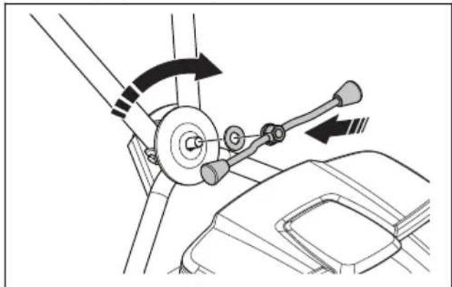 HUSQVARNA LC 551iV - Montáž řídítek (LB 548i, LB 553iV) - 2
