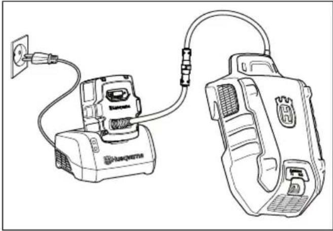 HUSQVARNA LC 551iV - Multiaku laadimine - 1