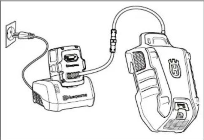 HUSQVARNA LC 551iV - За зареждане на мулти акумулатора - 1