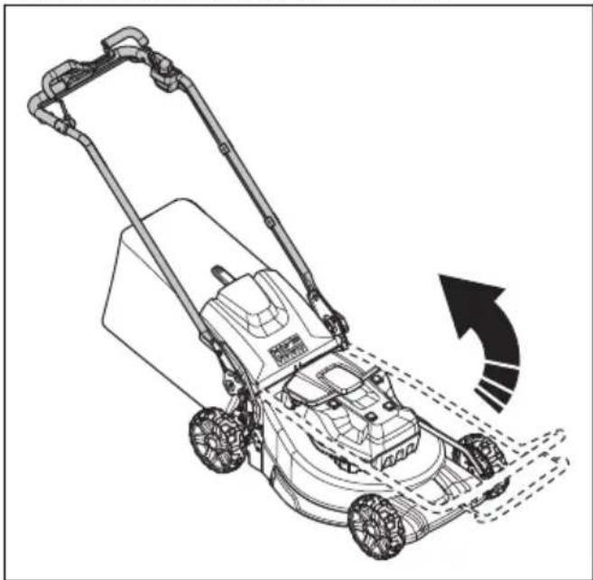 HUSQVARNA LC 551iV - A termék működési pozícióba állítása (LC 551iV) - 1