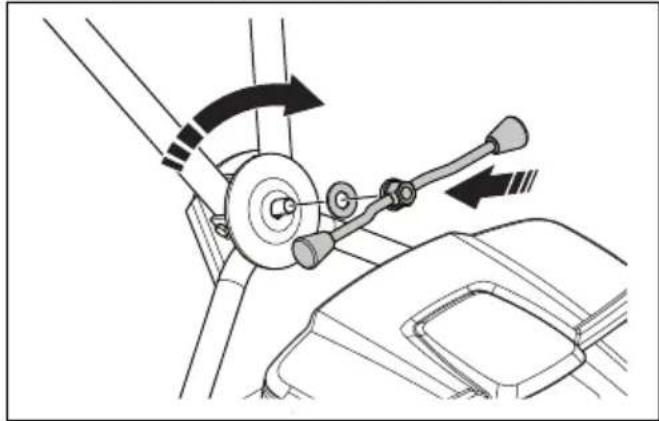 HUSQVARNA LC 551iV - Montera handtaget (LB 548i, LB 553iV) - 2