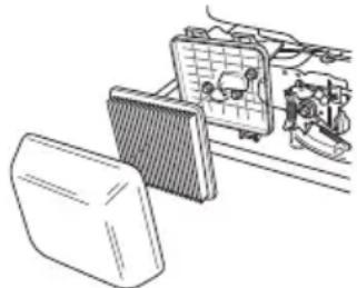 HUSQVARNA KLIPPO LB 553S e - Filtre à air - 1