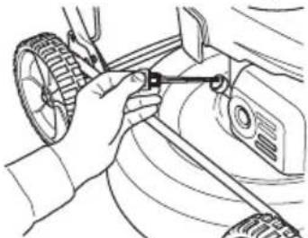 HUSQVARNA KLIPPO LB 553S e - Vidange de l'huile - 2