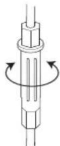 HUSQVARNA KLIPPO LB 553S e - Adjusting the clutch wire - 2
