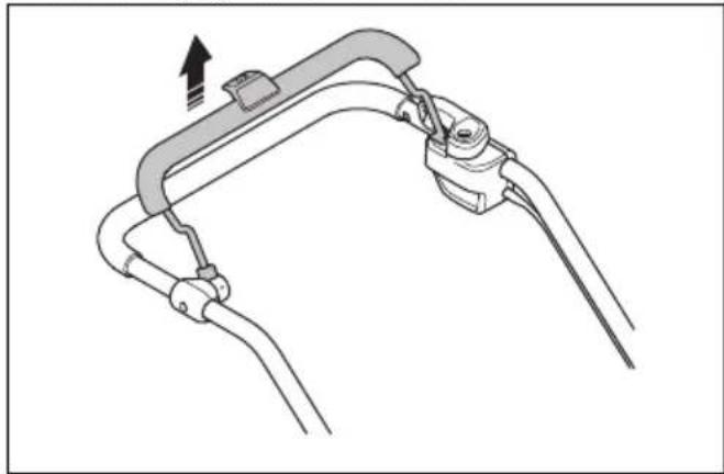 HUSQVARNA LC 353iVX - Pour contrôler la poignée du frein moteur - 1