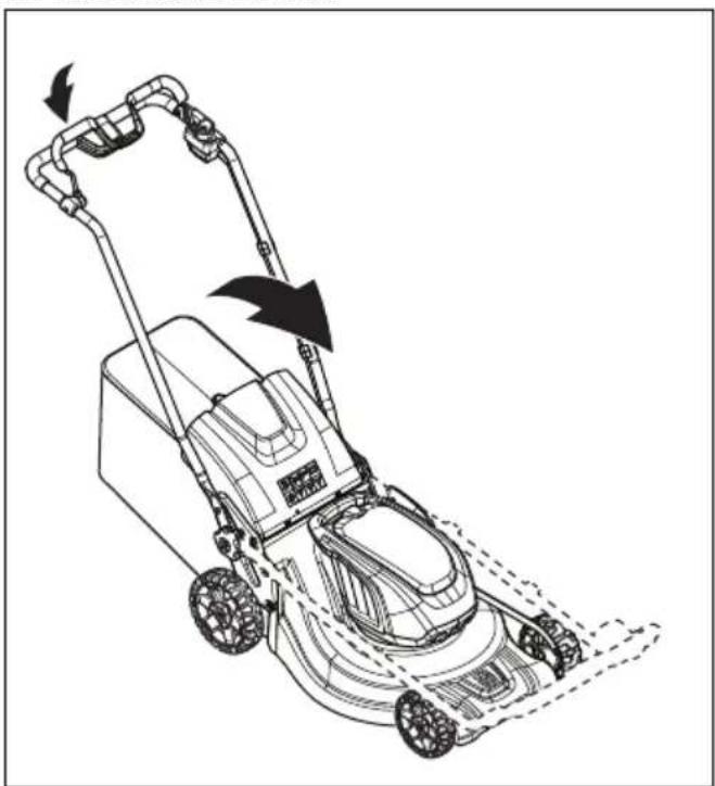 HUSQVARNA LC 353iVX - To set the product in transport position - 2