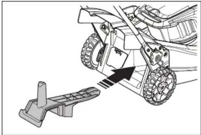 HUSQVARNA LC 353iVX - Pour assembler l'obturateur du broyeur (accessoire) - 1