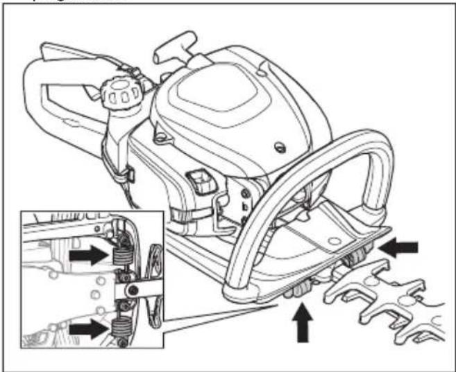 HUSQVARNA 522HDR60X - Vibratsionisummutusssteemi kontrollimine - 1