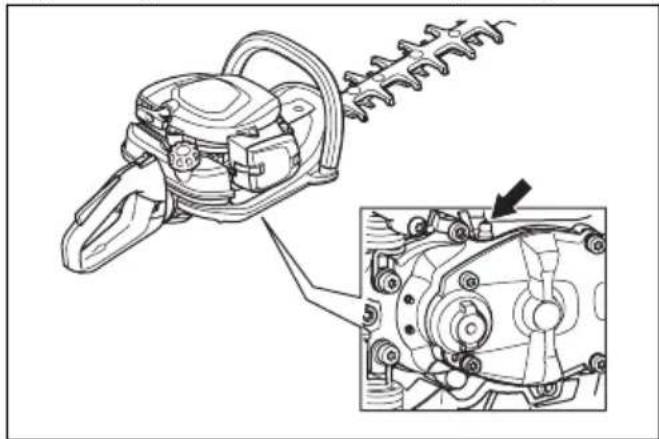 HUSQVARNA 522HDR60X - Pour lubrifier le carter d'engrenage - 1
