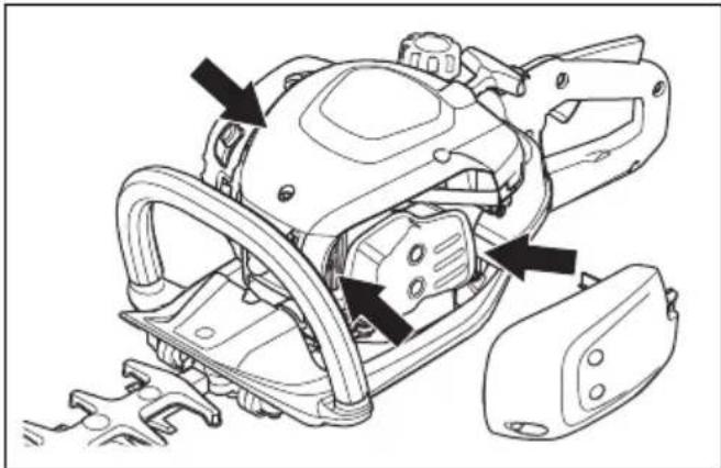 HUSQVARNA 522HDR60X - Sogutma sistemi temizleme - 2