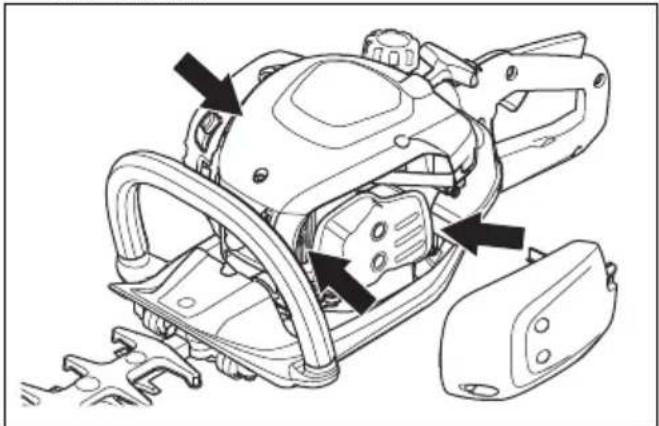 HUSQVARNA 522HDR60X - Čistěné chladicího systému - 2
