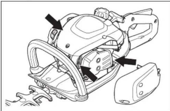 HUSQVARNA 522HDR60X - Slik rengjør du kjolesystemet - 2