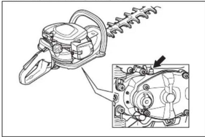 HUSQVARNA 522HDR60X - To lubricate the gear housing - 1