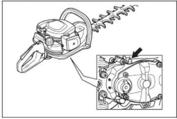 HUSQVARNA 522HDR60S - Pour lubrifier le carter d'engrenage - 1