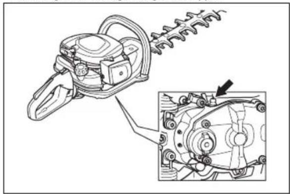 HUSQVARNA 522HDR60S - To lubricate the gear housing - 1