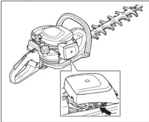 HUSQVARNA 522HDR60S - To adjust the idle speed - 1