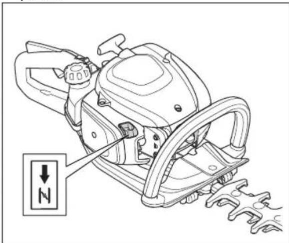 HUSQVARNA 522HDR60S - Démarrage du produit quand le moteur est froid - 1
