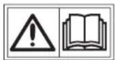 HUSQVARNA 115iHD55 - Symbols on the battery and/or on the battery charger: - 1