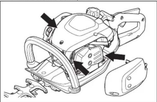 HUSQVARNA 522HD60X - So reinigen Sie das Kühlsystem - 2