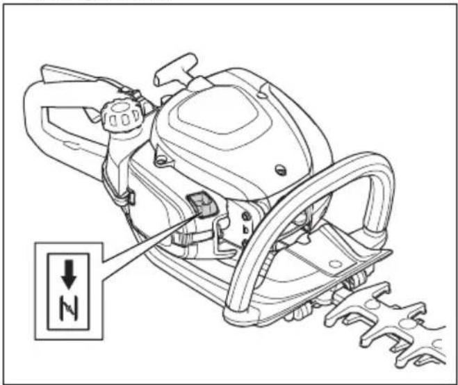 HUSQVARNA 522HD60X - Arranque del producto con el motor frío - 1