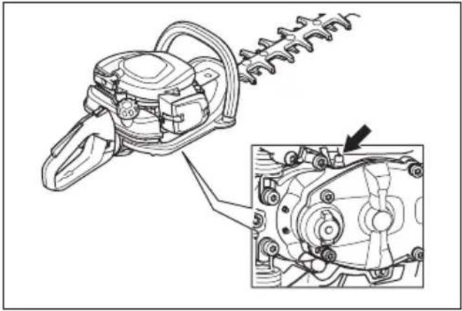 HUSQVARNA 522HD60X - Pārnesumkārbas (reduktora) kartera ieellošana - 1