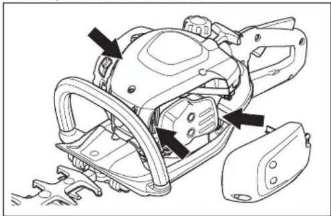 HUSQVARNA 522HD60X - Pour nettoyer le circuit de refroidissement - 2