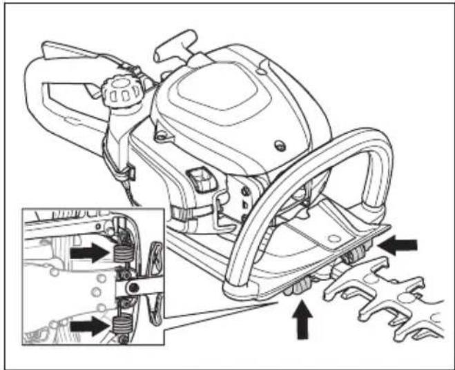 HUSQVARNA 522HD60X - Vibracijos slopinimo sistemos patikra - 1