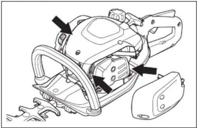 HUSQVARNA 522HD60X - Čistenie chladiaceho systému - 1