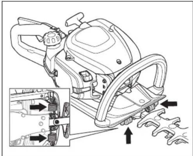 HUSQVARNA 522HD60X - Verificar o sistema antivibração - 1