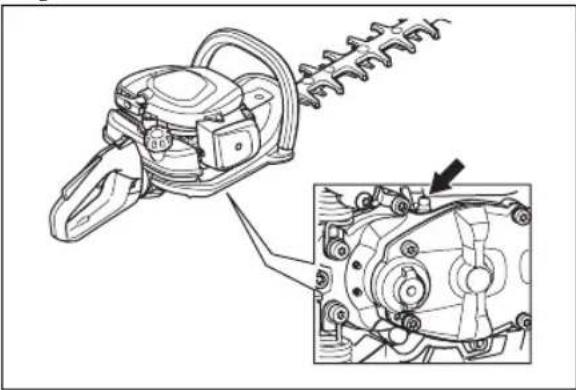 HUSQVARNA 522HD60S - Lubrificar a caixa de engrenagem - 1