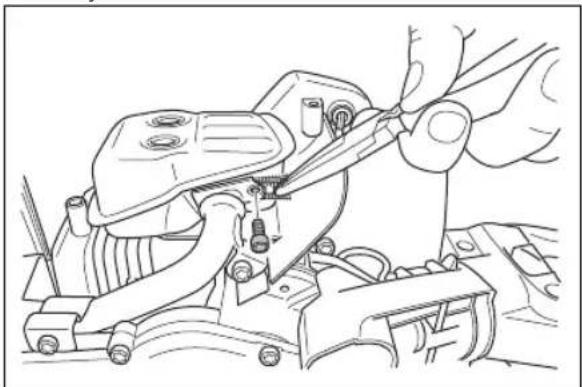 HUSQVARNA 522HS75S - Para fazer umaverification do silenciador - 5