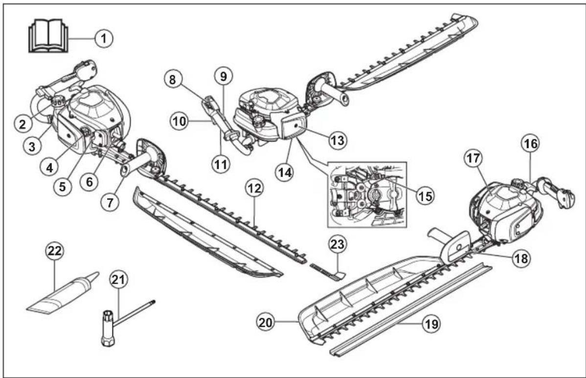 HUSQVARNA 522HS75S - Product overview - 1