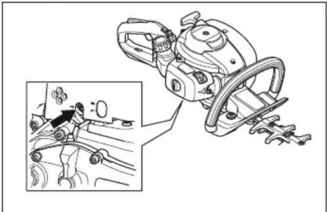 HUSQVARNA 322HD60 - To adjust the idle speed - 1