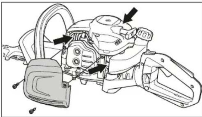 HUSQVARNA 322HD60 - Slik rengjør du kjølesystemet - 1