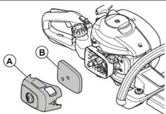 HUSQVARNA 322HD60 - Gaisa filtra tīrīšana - 1