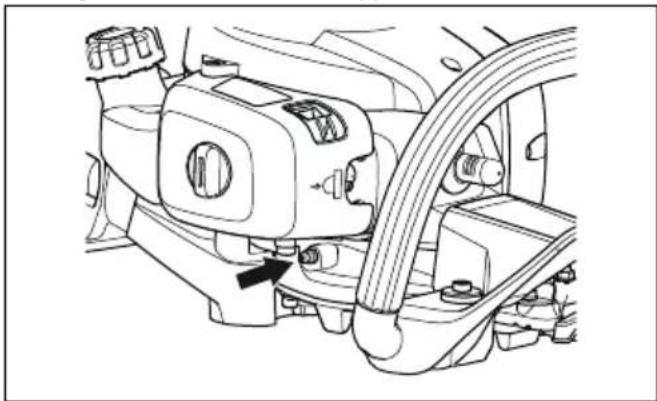 HUSQVARNA 322HD60 - Voor het smeren van het tandwielhuis - 1