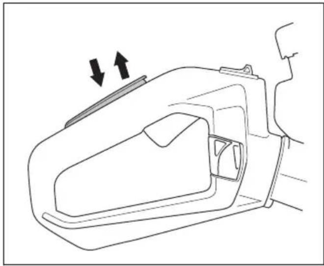 HUSQVARNA 322HD60 - Droseles mēlītes blokētāja pārbaude - 2