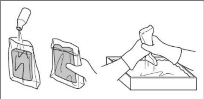 HUSQVARNA 322HD60 - To apply oil to the foam air filter - 3