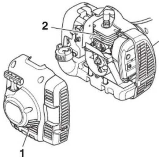 HUSQVARNA 122LK - Kølesystem - 2