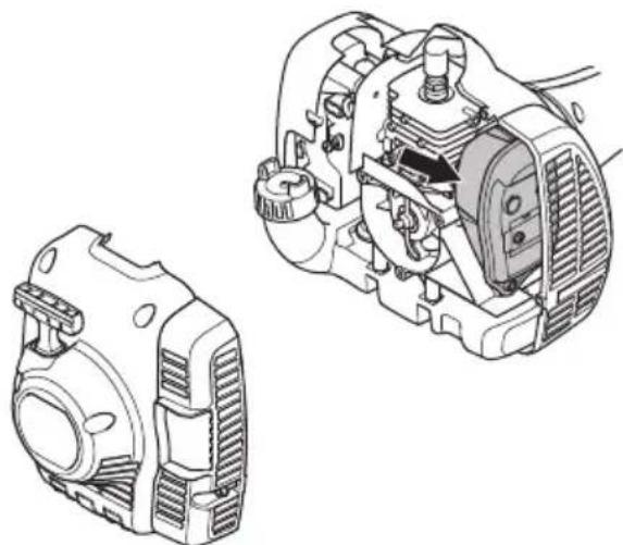 HUSQVARNA 122LK - Ljuddämpare - 2