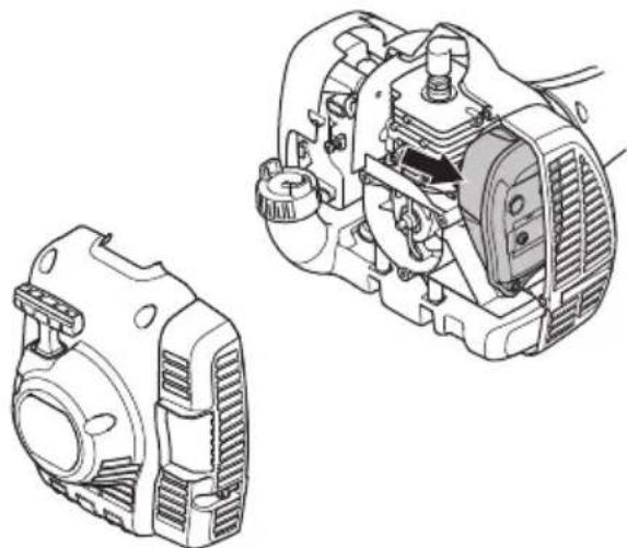 HUSQVARNA 122LK - Lyddæmper - 3