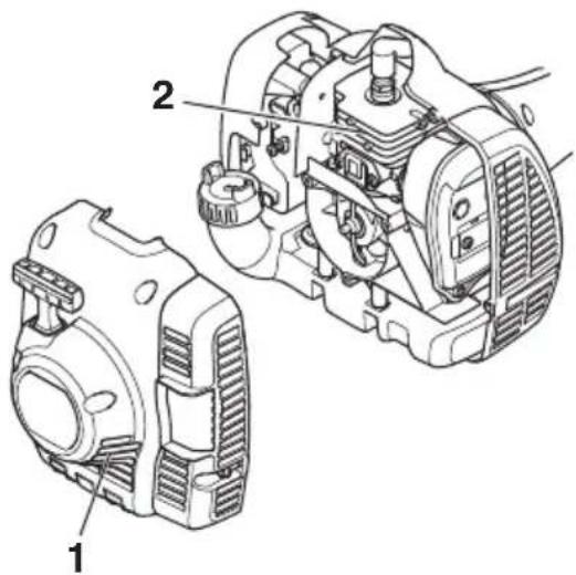 HUSQVARNA 122LK - Système de refroidissement - 3