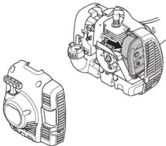 HUSQVARNA 122LK - Muffler - 2