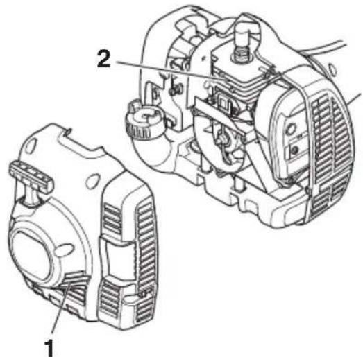 HUSQVARNA 122LK - Cooling system - 2