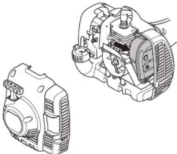 HUSQVARNA 122LK - Tlumik - 3