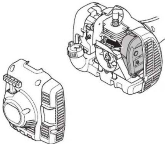 HUSQVARNA 122LK - Tlumič výfuku - 3