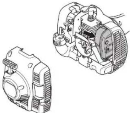 HUSQVARNA 122LK - Schalldämpfer - 2