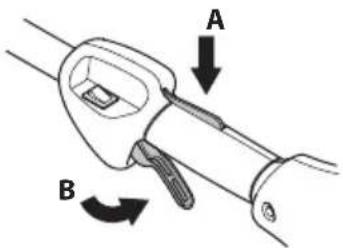 HUSQVARNA 122LK - Bloqueio do acelerador - 1